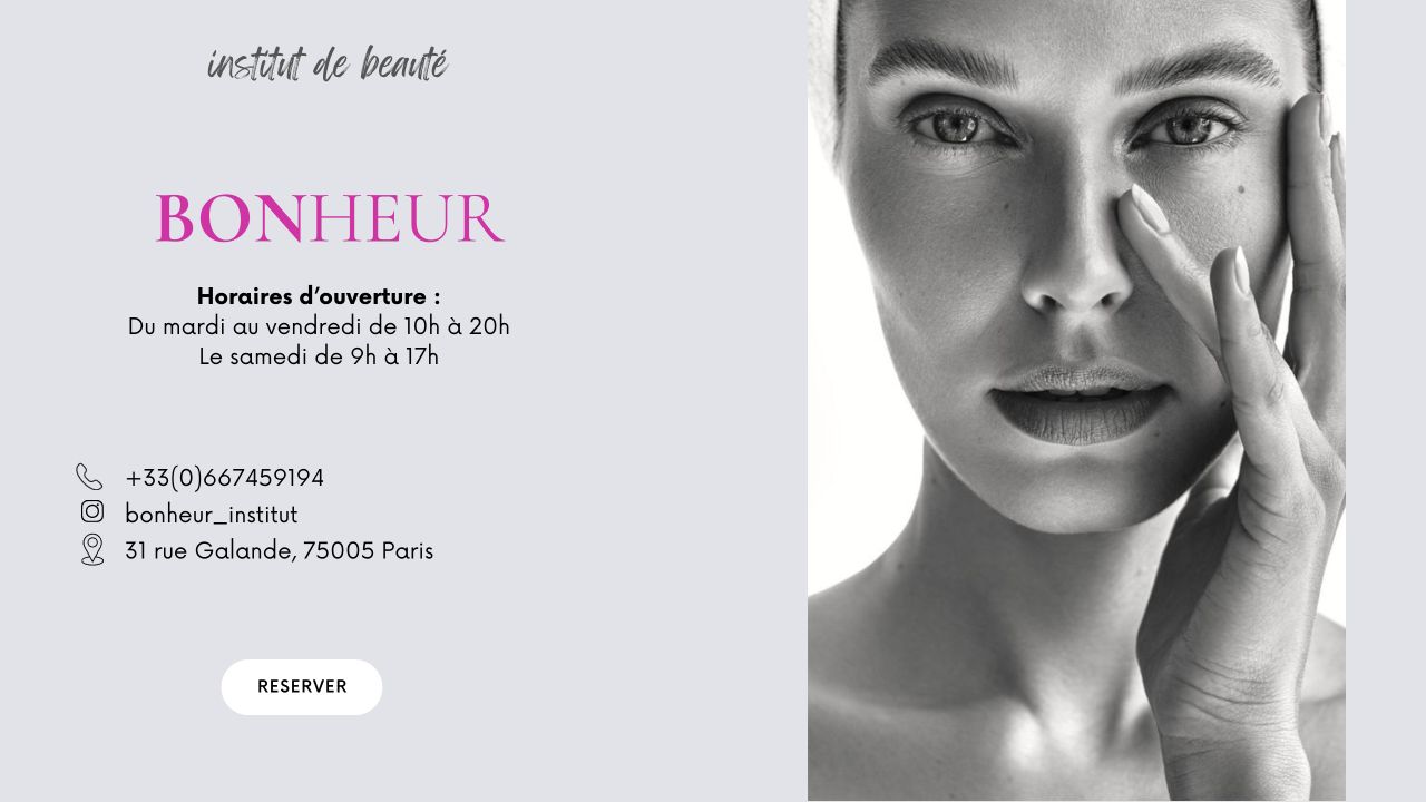 Capture du site de Institut Bonheur